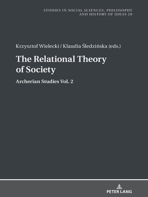 cover image of The Relational Theory of Society